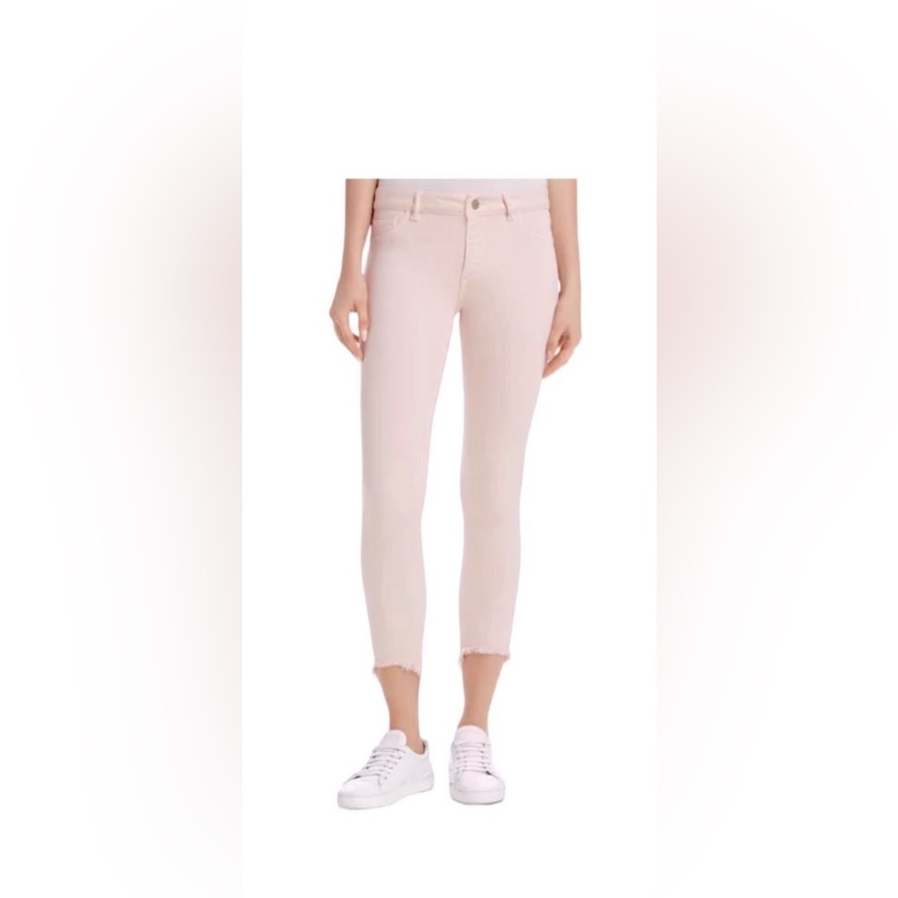 DL1961 mid rise Florence ankle jeans in blush